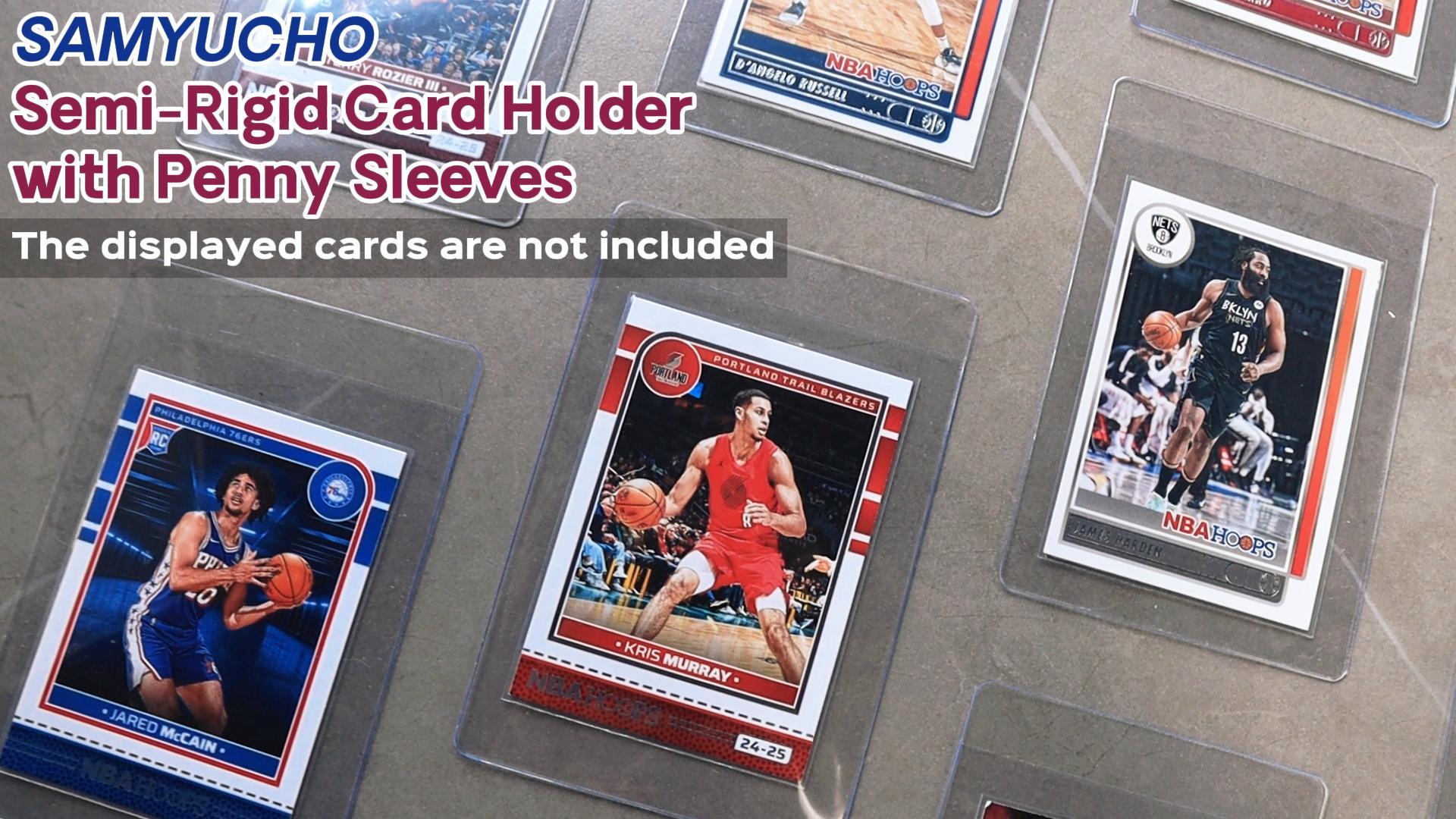 Amazon.com: 100ct Semi-Rigid Card Holder and 100ct Penny Sleeves